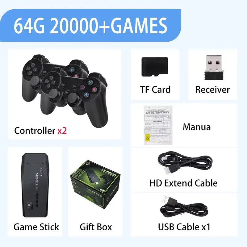 Retro Wireless Video Game Console